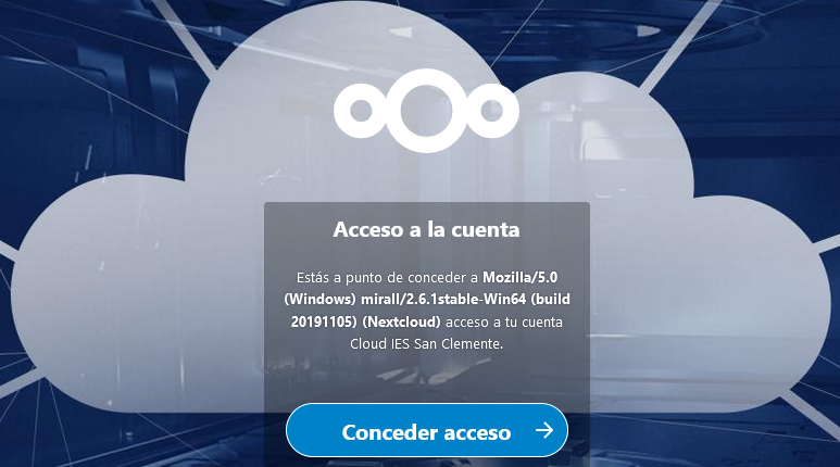 Archivo:Nextcloud clientes Windows 10.png